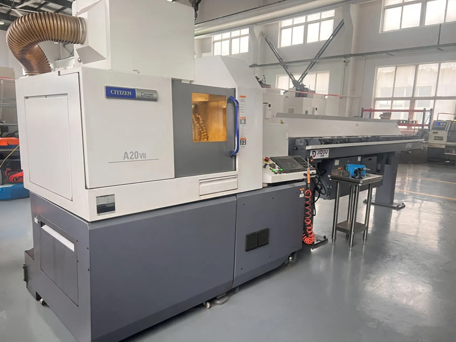 Citizen A20 Swiss-type lathe with bar feeder
