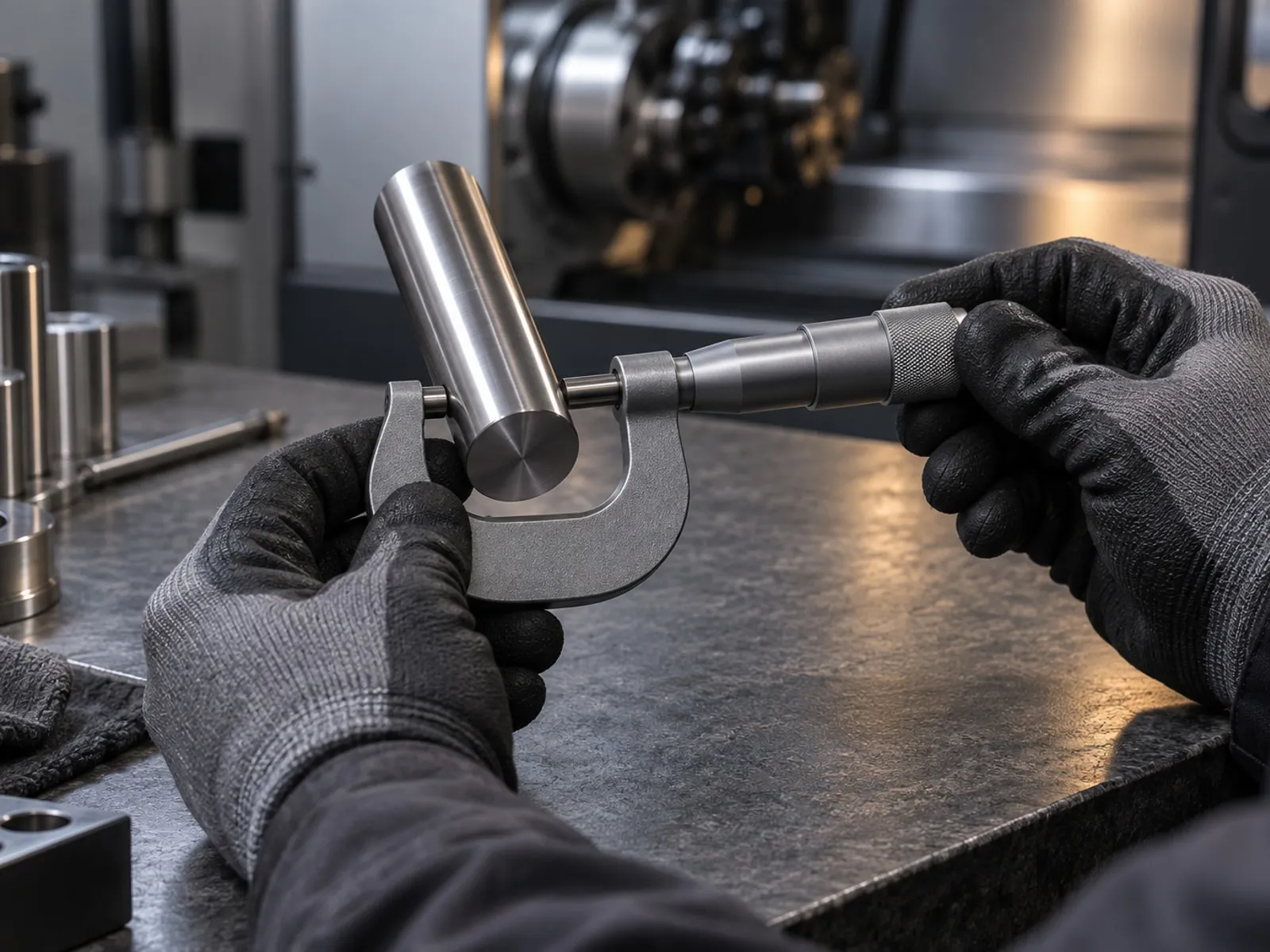 Precision machining at Qianxinyuan Machinery